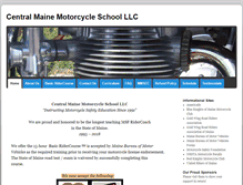 Tablet Screenshot of centralmainemotorcycleschool.com